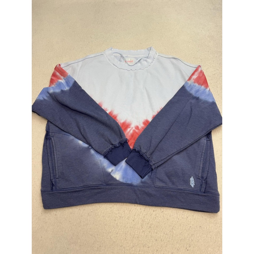 Free People FP Movementā Aurora Sweatshirt Women's Small Tie Dye Terry Pullover